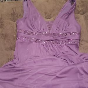 David's Bridal- Plum Bridesmaids Dress